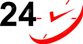 24 hour service logo